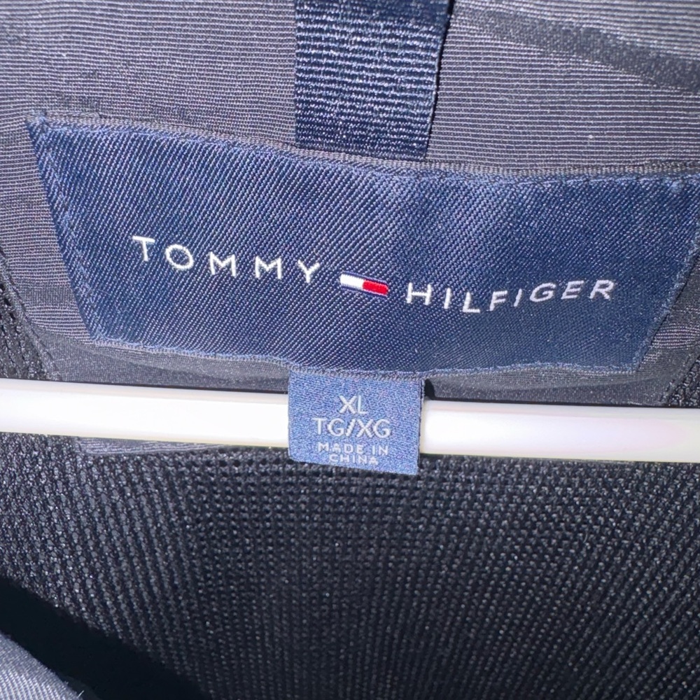 Tommy Hilfiger Black Windbreaker Jacket - Picture 2 of 3